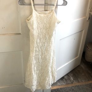 Vintage White Mid Length Dress
